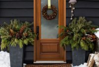 Beautiful Rustic Outdoor Christmas Decoration Ideas 23