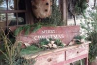Beautiful Rustic Outdoor Christmas Decoration Ideas 35