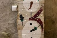 Cute And Cool Snowman Christmas Decoration Ideas 13