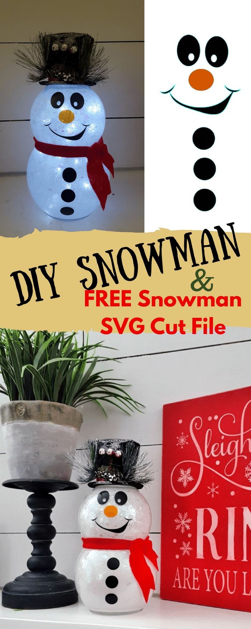 Cute And Cool Snowman Christmas Decoration Ideas 21