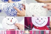 Cute And Cool Snowman Christmas Decoration Ideas 24