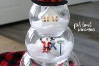 Cute And Cool Snowman Christmas Decoration Ideas 33