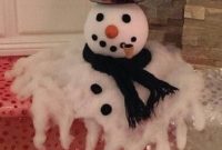Cute And Cool Snowman Christmas Decoration Ideas 34