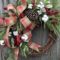 Elegant Rustic Christmas Wreaths Decoration Ideas To Celebrate Your Holiday 34