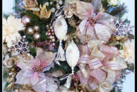 Gorgeous Pink And Gold Christmas Decoration Ideas 01