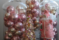 Gorgeous Pink And Gold Christmas Decoration Ideas 08