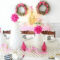 Gorgeous Pink And Gold Christmas Decoration Ideas 37