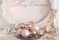 Gorgeous Pink And Gold Christmas Decoration Ideas 43