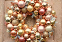 Gorgeous Pink And Gold Christmas Decoration Ideas 44