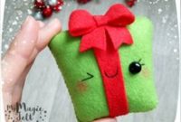 39 Brilliant Ideas How To Use Felt Ornaments For Christmas Tree Decoration 20