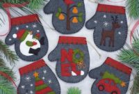 39 Brilliant Ideas How To Use Felt Ornaments For Christmas Tree Decoration 34