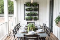 Adorable Outdoor Dining Area Furniture Ideas 11