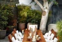 Adorable Outdoor Dining Area Furniture Ideas 24