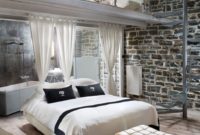 Elegant Rustic Bedroom Brick Wall Decoration Ideas 13