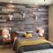 Elegant Rustic Bedroom Brick Wall Decoration Ideas 18