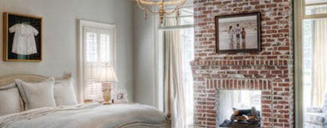 Elegant Rustic Bedroom Brick Wall Decoration Ideas 26