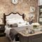 Elegant Rustic Bedroom Brick Wall Decoration Ideas 32