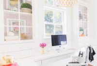 Elegant And Exquisite Feminine Home Office Design Ideas 02