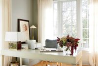 Elegant And Exquisite Feminine Home Office Design Ideas 05