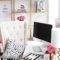 Elegant And Exquisite Feminine Home Office Design Ideas 09