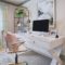 Elegant And Exquisite Feminine Home Office Design Ideas 17