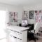 Elegant And Exquisite Feminine Home Office Design Ideas 27