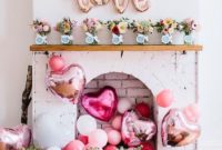 Cute Pink Valentines Day Decoration Ideas For Your Home 17