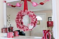 Cute Pink Valentines Day Decoration Ideas For Your Home 45
