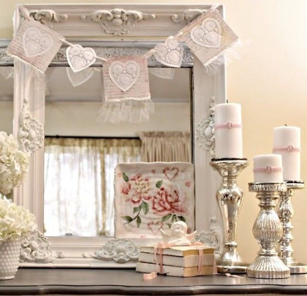 Cute Shabby Chic Valentines Decoration Ideas For Your Home 30