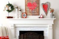 Inspiring Valentines Day Fireplace Decoration Ideas 02