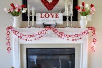 Inspiring Valentines Day Fireplace Decoration Ideas 04
