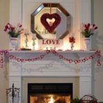 Inspiring Valentines Day Fireplace Decoration Ideas 06