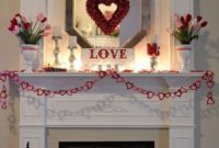 Inspiring Valentines Day Fireplace Decoration Ideas 06
