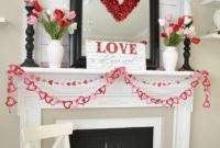 Inspiring Valentines Day Fireplace Decoration Ideas 09
