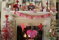 Inspiring Valentines Day Fireplace Decoration Ideas 15