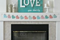 Inspiring Valentines Day Fireplace Decoration Ideas 20