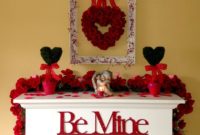 Inspiring Valentines Day Fireplace Decoration Ideas 26