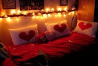 Romantic Valentines Bedroom Decoration Ideas 19