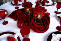 Romantic Valentines Day Dining Room Decoration Ideas 11