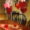 Romantic Valentines Day Dining Room Decoration Ideas 15