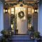 Stunning Front Door Decoration Ideas For Winter 09