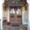 Stunning Front Door Decoration Ideas For Winter 32