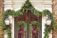 Stunning Front Door Decoration Ideas For Winter 41