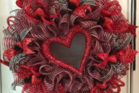 Totally Adorable Wreath Ideas For Valentines Day 13