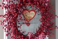 Totally Adorable Wreath Ideas For Valentines Day 20