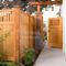 Adorable Wooden Privacy Fence Patio Backyard Landscaping Ideas 19