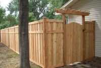 Adorable Wooden Privacy Fence Patio Backyard Landscaping Ideas 25
