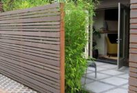 Adorable Wooden Privacy Fence Patio Backyard Landscaping Ideas 32