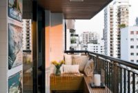 Cozy Apartment Balcony Decoration Ideas 13