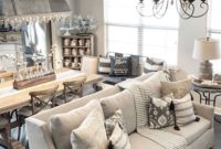 Amazing Rustic Farmhouse Living Room Decoration Ideas 15